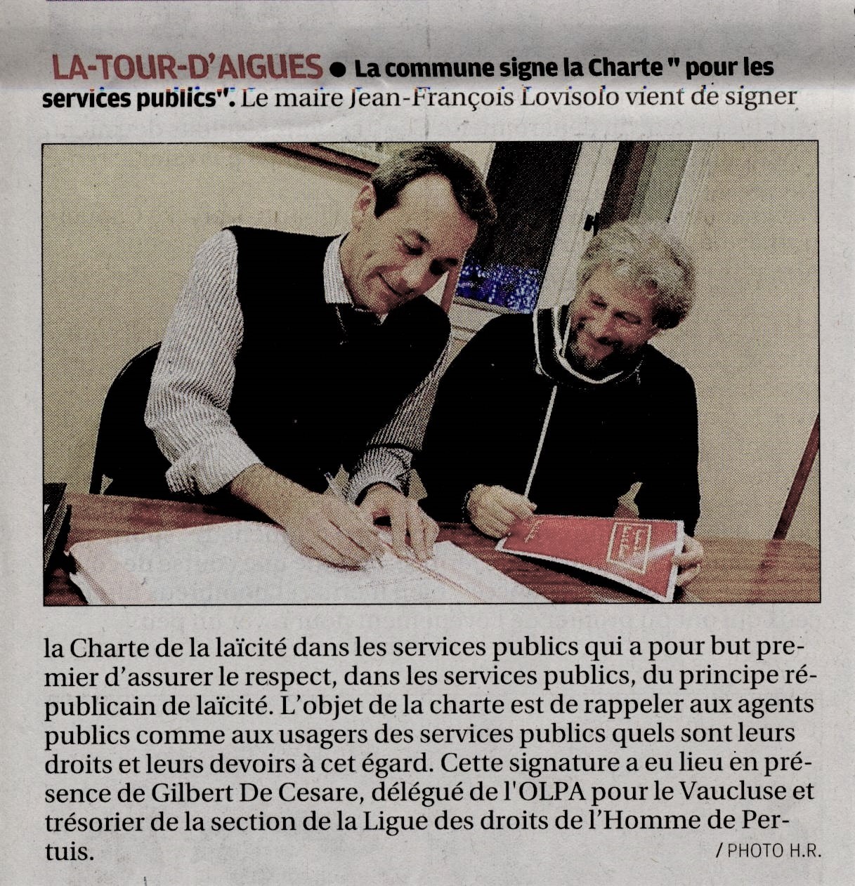signature Charte Tour d'Aigues